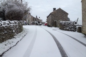 Snow in Over Haddon.