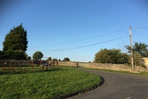 The junction of Bakewell Road and Monyash Road.